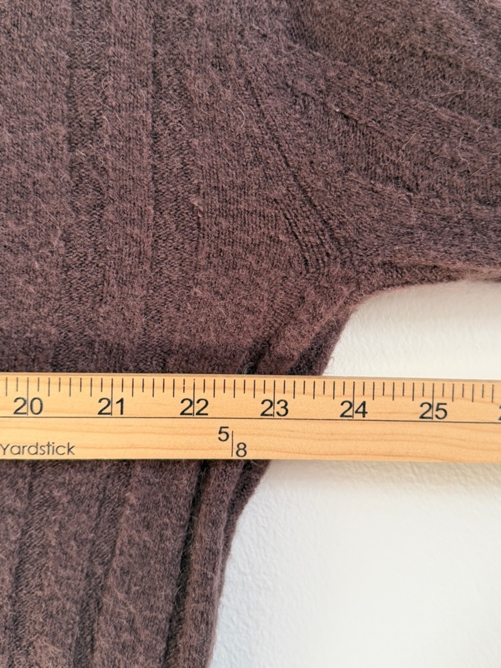 J CREW Ribbed Mockneck Sweater in Supersoft yarn Size XL Brown Knit BM209 - Picture 6 of 8
